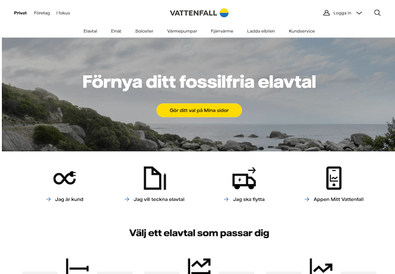 Vattenfall logotyp