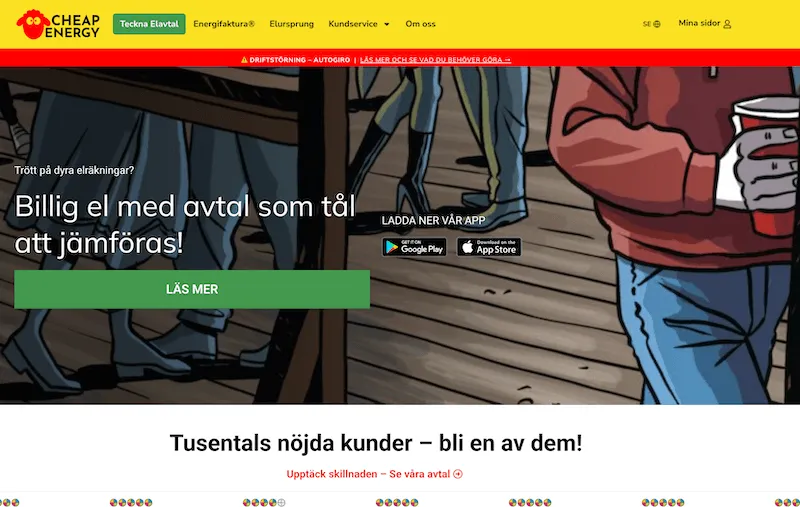 Cheap Energy omdöme Cheap Energy omdöme webbplats