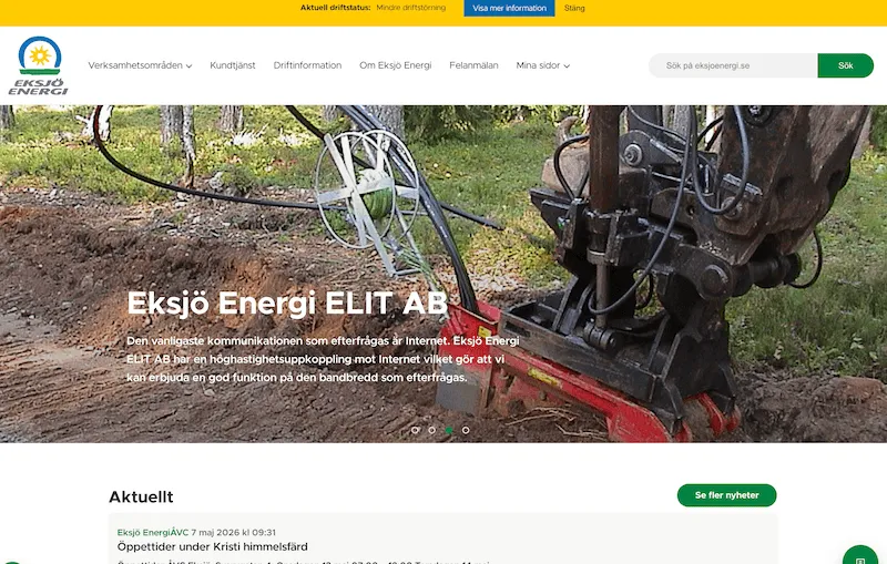 Eksjö Energi omdöme Eksjö Energi omdöme webbplats