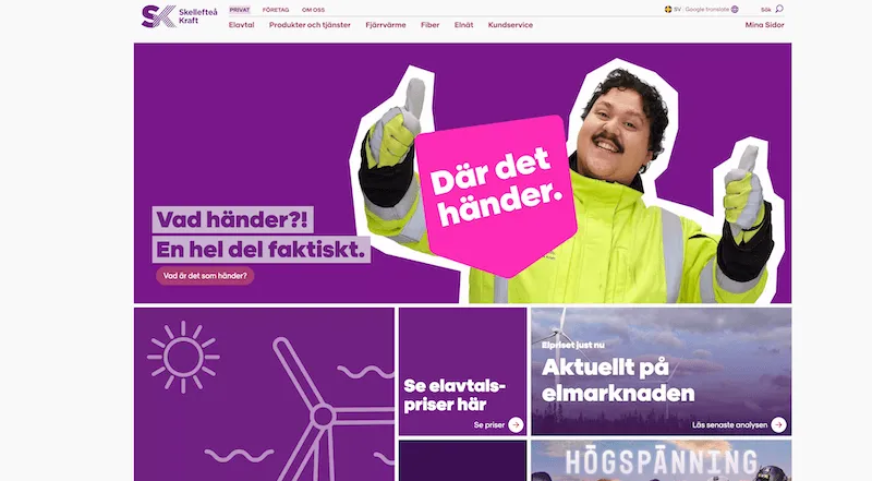 Skellefteå Kraft omdöme Skellefteå Kraft omdöme webbplats